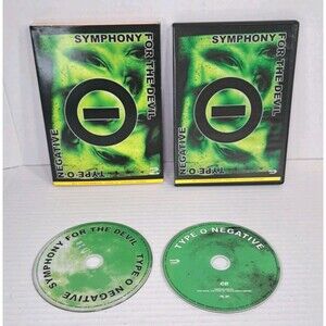 Type O Negative Symphony for the Devil DVD & CD Slipcover Tested Working Gothic